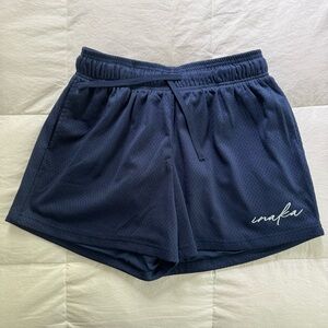 Inaka Power Navy Blue Mesh Shorts